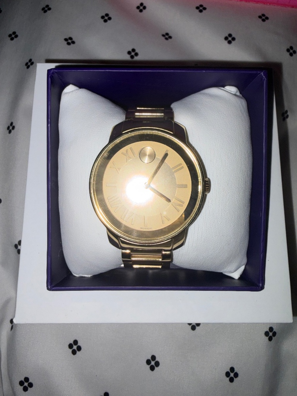 Movado Bold Gold Watch